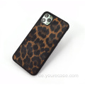 Benutzerdefinierte logo colorblock exotische leopard haut telefon case